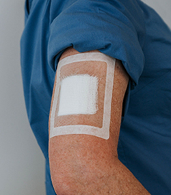 Innovative products, such as those made by Comfort Release® can address issues that cause the skin breakdown by using antimicrobial, absorbent dressing pads.